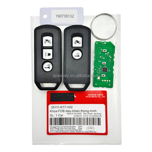 Clé de télécommande K77 pour moto et scooter avec 3 boutons, démarrage à distance, matériau ABS, puce ID47 433 MHz - Product Image 5