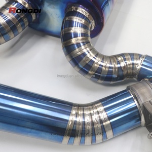 Échappement arrière Valvetronic en alliage de titane pour BMW G80 M3 G82 M4 3.0T S55B30, couleur bleu flamboyant, produit phare - Product Image 5
