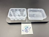 Boîte de flacons de vaccin lyophilisé transparents de 3 ml à 10 ml avec couvercle, boîte de rangement en plastique
