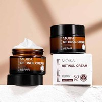 Crème Visage au Rétinol Hydratante en Profondeur, Effet Lifting et Éclat, à l'Acide Hyaluronique et au Collagène, Marque Blanche