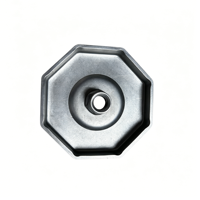 Maßgefertigte Runde Sechseckige Achteckige Edelstahl-Endkappen Metall-Verschlusskappen Metall-Schraubkappen Edelstahl-Metalldeckel für Absorber-Basis