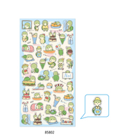 Autocollants d'animaux neboni en vinyle de dessin animé, sparadrap décoratifs, en PVC, adhésif, personnalisés, feuille, Kawaii