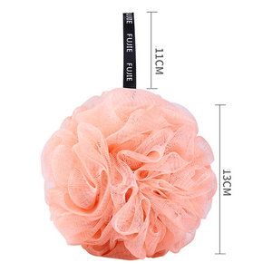 Grande boule de douche <span class=keywords><strong>bio</strong></span> 50g éponge luffa éponge en maille boule de fleur de douche mignonne <span class=keywords><strong>serviette</strong></span> de bain moussante pour femme - Product Image 2