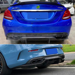 Difusor Trasero de Fibra de Carbono Estilo PSM W205 C63 C43 <span class=keywords><strong>AMG</strong></span> para <span class=keywords><strong>Mercedes</strong></span> Benz Clase <span class=keywords><strong>C</strong></span> W205 <span class=keywords><strong>AMG</strong></span> 2015-2021 - Product Image 4