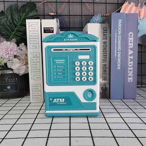 Tirelire pour enfants Boîte de mot de passe d'empreinte digitale électronique Tirelire de musique d'argent automatique - Product Image 3