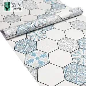 plastic flooring roll antislip kitchen self adhesive floor vinyl flooring tiles