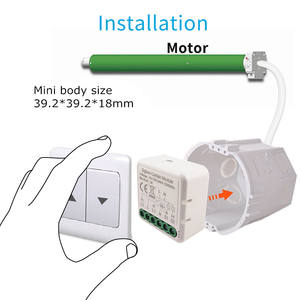 Tuya Zigbee Module de rideau interrupteur 2 voies pour stores <span class=keywords><strong>moteur</strong></span> <span class=keywords><strong>volet</strong></span> <span class=keywords><strong>roulant</strong></span> maison intelligente télécommande sans fil - Product Image 2