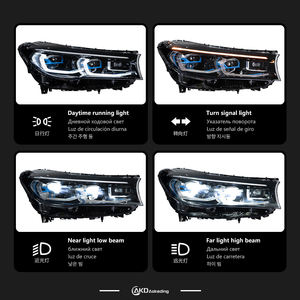 Luces para Automóvil <span class=keywords><strong>BMW</strong></span> Serie 7 G11/G12 2016-2019, Faros Delanteros Estilo Láser, Luz Diurna, Lámpara Delantera Láser, Estilo de Señal de Giro - Product Image 3