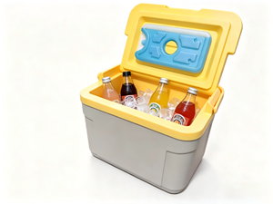 5L Portable <b>Cooler</b> <b>Box</b> Insulated Lunch <b>Box</b> 48H Cold Retention PE PP Material Hidden Handle for Outdoor Camping Travel - Product Image 3