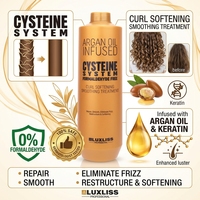 Soins capillaires en gros pour salons professionnels LUXLISS Traitement à la kératine à la cystéine pour lisser les cheveux Traitement à la kératine