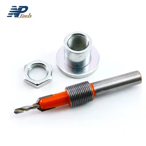 Naipu Countersink drill bit woodworking tool adjustable depth limiting device hole opener set Countersink drill bit