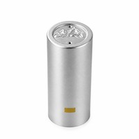 Capsule thermorétractable cylindrique, surface argentée mate, logo personnalisé estampé, scellage du couvercle, directement de l'usine