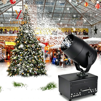 Machine à neige professionnelle LANGYU 2000W avec télécommande, AC 220-240V, modèle AE-2000, grande capacité 5L, poids net 13KG, garantie 2 ans, pour scène