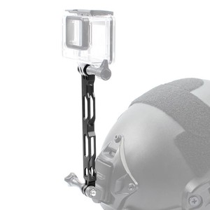 Support de caméra d'action GoPro, bras d'extension réglable en métal de 16,5 cm pour utilisation sur casque - Product Image 1