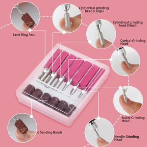 Ponceuse à <span class=keywords><strong>Ongles</strong></span> Électrique Rechargeable Portable, Lime Électrique 20000 tr/min, Kit Professionnel <span class=keywords><strong>pour</strong></span> <span class=keywords><strong>Ongles</strong></span> - Product Image 4