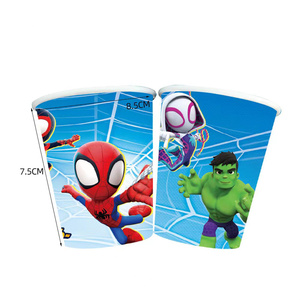 Decoración de fiesta de <span class=keywords><strong>Spidey</strong></span> y sus increíbles amigos, vajilla desechable de cumpleaños para niño, platos de papel, globos, Baby Shower - Product Image 5
