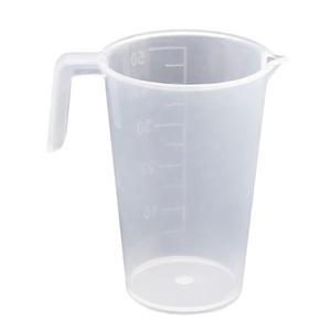 カスタムロゴ安い透明スケールビーカー50mlプラスチック計量カップ印刷卒業 - Product Image 2