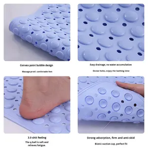 שטיח אמבטיה דולפין לאמבטיה מונע החלקה חדר רחצה מקלחת חדר רחצה עמיד למים נגד נפילה כף רגל אסלה כוס יניקה שטיח רצפה ביתי - Product Image 3