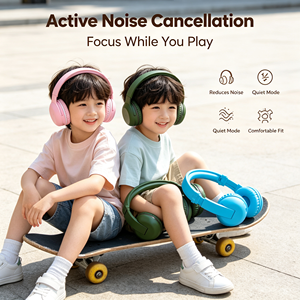 Casque Bluetooth sans fil pour enfants Hot BuddyPhones, casque stéréo à réduction de bruit pour les voyages, les études et les jeux - Product Image 1