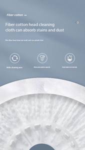 מערכת ניקוי רצפות יוקרתית עם דלי סחיטה מסתובב 360 מעלות, ידית טלסקופית ו-4 גלגלים, ישירות מהמפעל - Product Image 6