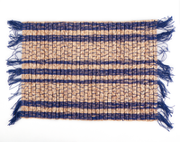 Napperons tissés rectangulaires, tapis de Table en herbe de mer naturelle pour Table à manger