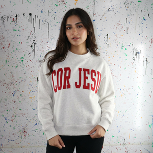 COR Jesus เสื้อมีฮู้ด100% ผ้าฝ้ายปักลายมีซิปสำหรับฤดูหนาวผ้าคอตตอนสไตล์สตรีทสูงวินเทจ - Product Image 1