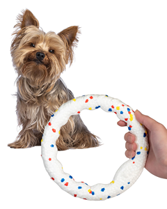Disque volant interactif et écologique en ETPU pour l'extérieur, jouet de dressage pour chien, jouet à mâcher indestructible résistant aux morsures - Product Image 1