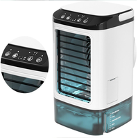 Ventilateur de refroidissement portable rechargeable silencieux pour bureau, mini climatiseur pour la maison, le bureau, l'extérieur et l'intérieur