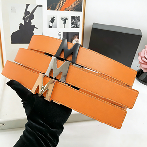 Ingrosso 4.0M Cintura in vera pelle di vacchetta classica da uomo resistente di fascia alta alla moda in lega Versatile per mezza età - Product Image 3