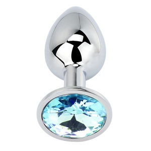 Juego de joyería de piedras redondas, gemas de cristal, Metal, tapón <span class=keywords><strong>Anal</strong></span>, juguete sexual, tienda al por mayor, tamaño S/M/L - Product Image 4
