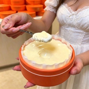 Contenitore Cilindrico di Lusso Personalizzato per Torte Basche, Dolci, Gelati, Scatola in <span class=keywords><strong>Cartone</strong></span> per Cheesecake, Tubo di Carta per Imballaggio - Product Image 5