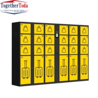Intelligence de la technologie moderne Personnalisable Smart Bagage Locker Scanning Code Self-service Bagages Armoire de rangement pour l'aéroport