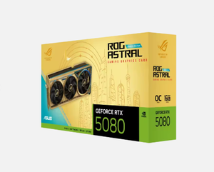 Tarjeta Gráfica RTX5080 16GB ASTRAL O16G DHAHAB-CORE Nueva para Juegos de PC - Product Image 1