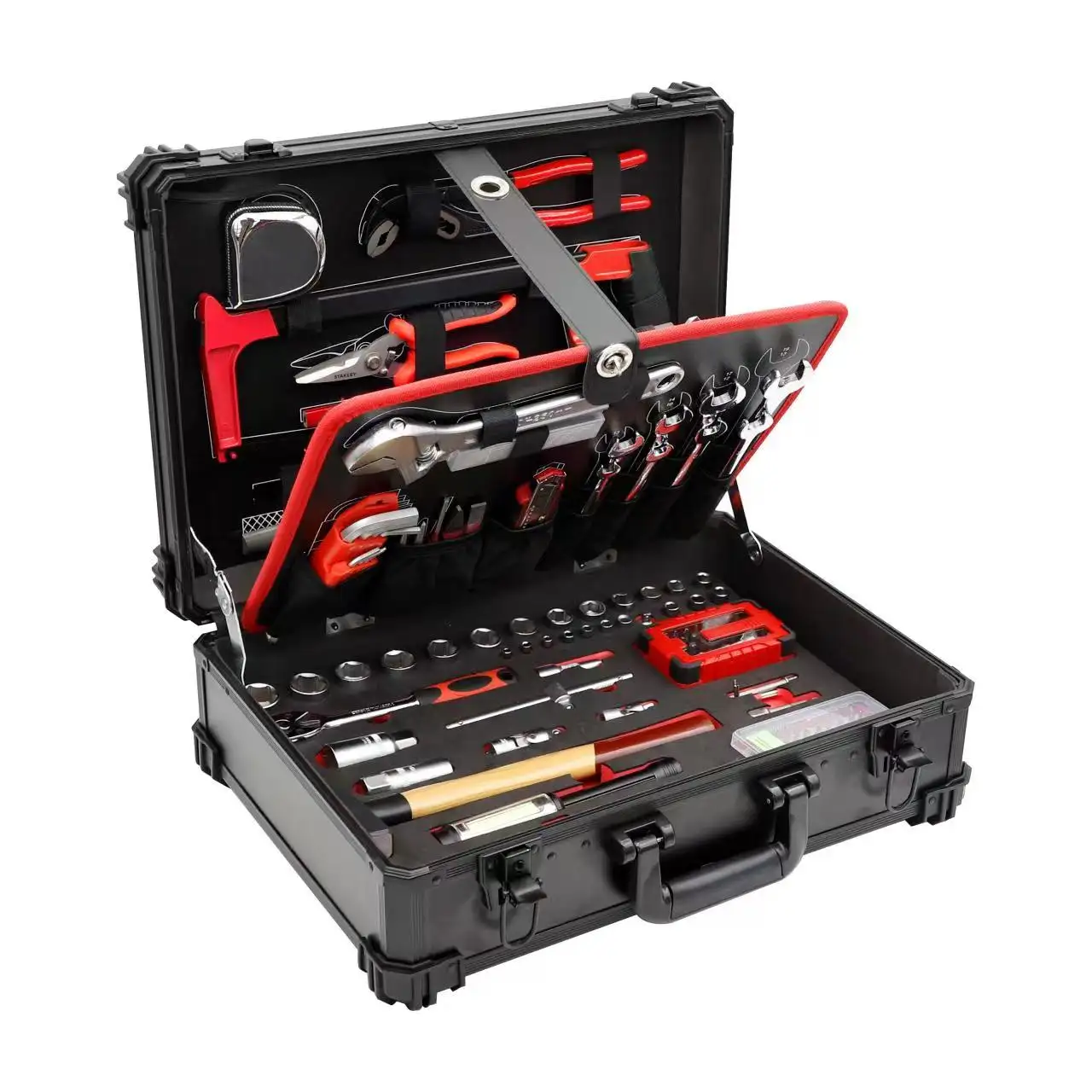 GLARY profession elle Handwerkzeug sets tragbare Box Hardcase Aluminium Set Werkzeuge mit Case Kit Mehrzweck-Werkzeug kasten Box Set