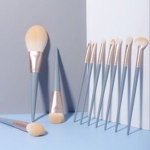 Ensemble <span class=keywords><strong>de</strong></span> 5 pinceaux <span class=keywords><strong>de</strong></span> maquillage pour le visage Blue Bridge, pinceaux pour poudre libre, fard à paupières, <span class=keywords><strong>fond</strong></span> <span class=keywords><strong>de</strong></span> <span class=keywords><strong>teint</strong></span>, super doux, ensemble complet en boîte - Product Image 2