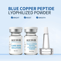Sérum Visage en Poudre Lyophilisée au Peptide de Cuivre Bleu Marque Blanche – Kit Soin Réparateur de la Barrière Cutanée, Hydratant et Anti-Âge