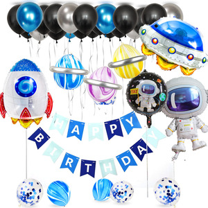 Ballon Spaceman, Astronaute, Navire Spatial, Décoration de Fête sur le Thème de la Terre, Pack de Décoration pour Anniversaire - Product Image 2