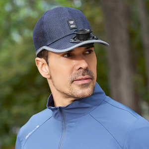 Gorra de Béisbol con Ventilador de Carga Solar, Recargable, Ajustable, Transpirable, con Malla, para Hombres y Mujeres, Trabajo al Aire Libre - Product Image 6