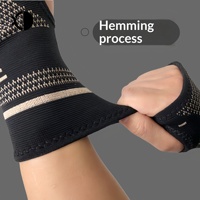 Protections pour les mains pour sports de plein air, fitness, musculation, boxe, pompes; Protège-paumes en nylon tricoté, respirant, doux et élastique