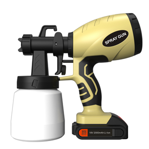 Pistola de Pulverización HVLP Inalámbrica de Alta Calidad con Batería de Litio de 2000 mAh, 800 ml, para Pintura Industrial con Alimentación a Presión - Product Image 3