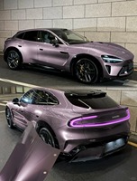 Changement de couleur PET coucher de soleil violet coucher de soleil Chrome vert diamant caméléon peinture pour voiture emballage Film vinyle Wrap