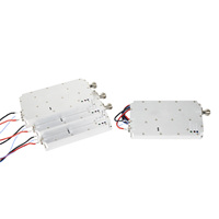 Amplificador de Potencia de RF Multibanda BLOCKWAVE BW-100W 100W GaN, Módulo de Banda Ancha 2.4G/5.8G/GSM/4G, Intercepción de Señales de Drones de Largo Alcance