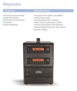 25W UHF/VHF <strong>Radio</strong> <strong>Frequency</strong> Ham <strong>Radio</strong> <strong>Repeater</strong> - Product Image 2