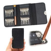 Juego de Destornilladores Magnéticos de Precisión 25 en 1, Herramientas de Reparación de Teléfonos Celulares, Kit de Destornilladores Manuales para Computadora, Teléfono Móvil y Cámara