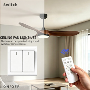 <span class=keywords><strong>Ventilatore</strong></span> da <span class=keywords><strong>Soffitto</strong></span> da 52 Pollici <span class=keywords><strong>con</strong></span> <span class=keywords><strong>Luce</strong></span> e Telecomando, Motore BLDC Silenzioso, Pale Reversibili Effetto Legno, <span class=keywords><strong>Ventilatore</strong></span> da <span class=keywords><strong>Soffitto</strong></span> LED Dimmerabile <span class=keywords><strong>per</strong></span> Casa - Product Image 4
