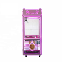 Machine à griffes à monnayeur pour peluches chat mignonnes, distributeur de poupées, machine à griffes porte-bonheur