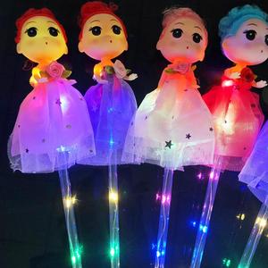 Varita de Princesa LED Luminosa, Divertido Regalo de Cumpleaños para Niños, Varita Mágica de Hada con Figuras en la Parte Superior - Product Image 2