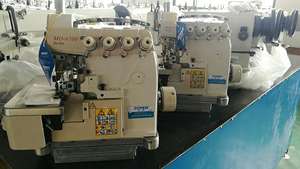Máquinas de Coser Industriales de Alta Velocidad Tipo Overlock para Prendas de Vestir, 4 Hilos, Blancas, 45 Manuales, 13 mm Máx. Máquina de Coser de Alta Resistencia ZOYER - Product Image 4