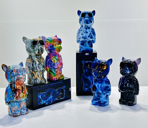 Venta caliente B9 altavoz hogar decorativo elegante graffiti impresión lindo perro de plástico mini altavoz inalámbrico Bluetooth altavoz - Product Image 6