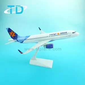 Ölçekli 1/100 ISRAIR Airbus A320NEO plastik uçak modeli iş işbirliği hediye